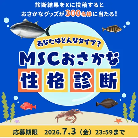 MSCオリジナル再生紙レジャーシートが300名様に当たるXキャンペーン の懸賞イメージ