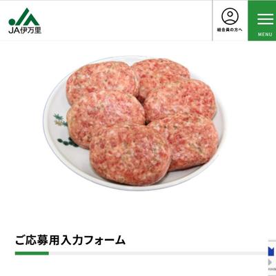 伊万里産佐賀牛入りハンバーグ　3名 2026年4月30日締切 の懸賞イメージ