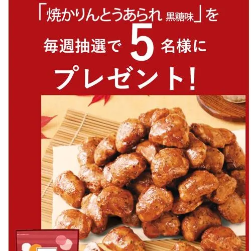 焼かりんとうあられ　5名 2026年9月23日締切 のイメージ