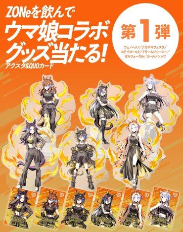 ウマ娘のコラボグッズが当たるZONe ENERGY購入キャンペーン の懸賞イメージ