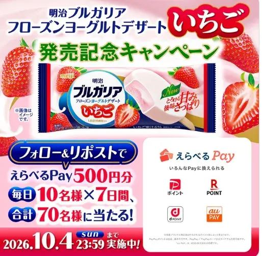 毎日10名様にえらべるPayが当たるXキャンペーン の懸賞イメージ