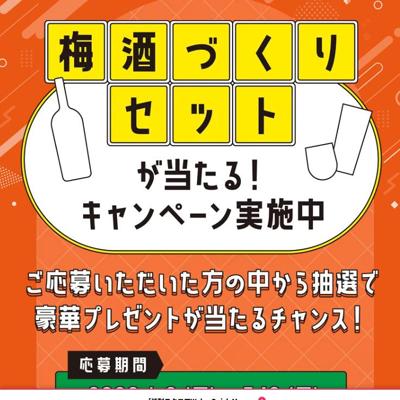後藤真希さんサイン入りボトル、梅酒づくりセット など　5701名 2026年5月18日締切 の懸賞イメージ